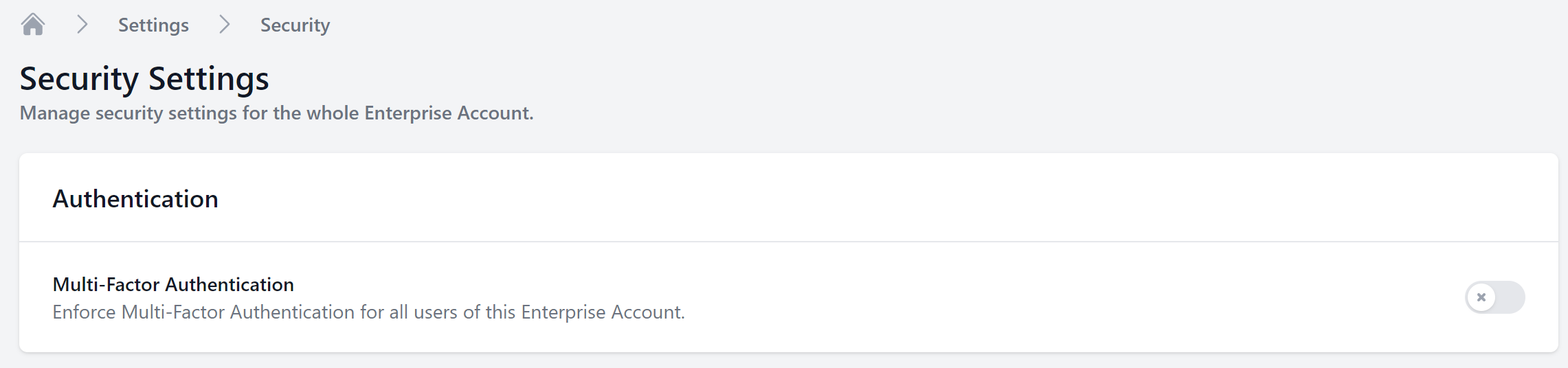 CARO Trading Partner Account Settings